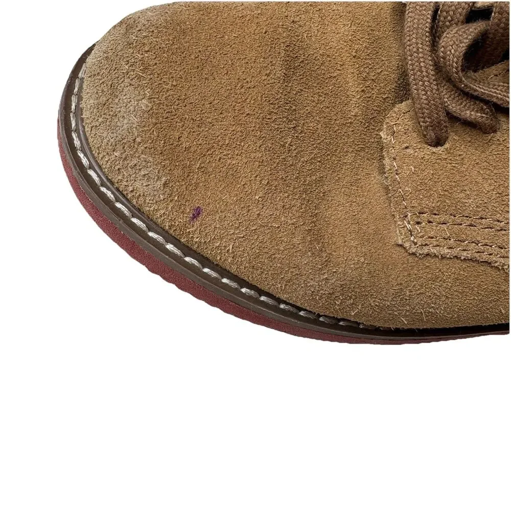 Sperry Caspian III Oxford Leather Upper Brown Shoes Lace Up Little Kids 1M